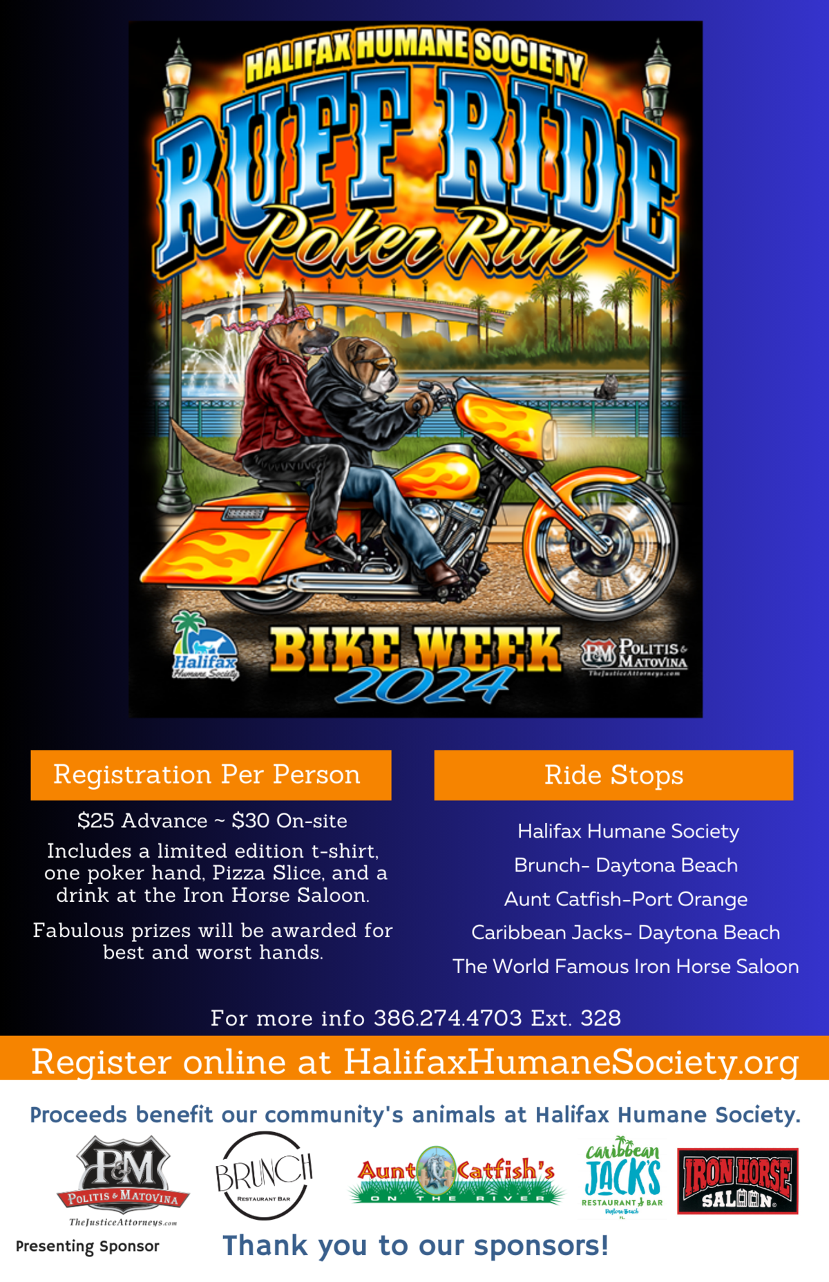 Ruff Ride - Bike Week 2024