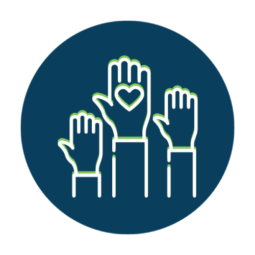 icon for volunteer information